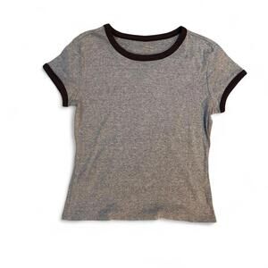 Ringers Western Women's Grey and Brown Tshirt